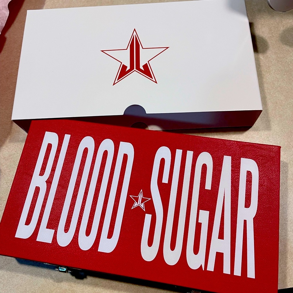 Jeffree Star Blood Sugar eyeshadow palette, brand new with plastic and package!!